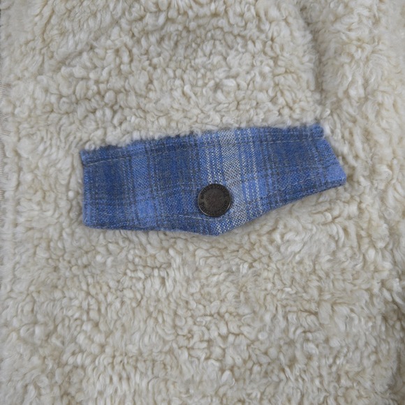 Pendleton Jacket Womens Medium Ivory White Sherpa High Pile Lined‎ Outdoors Camp - Picture 5 of 15